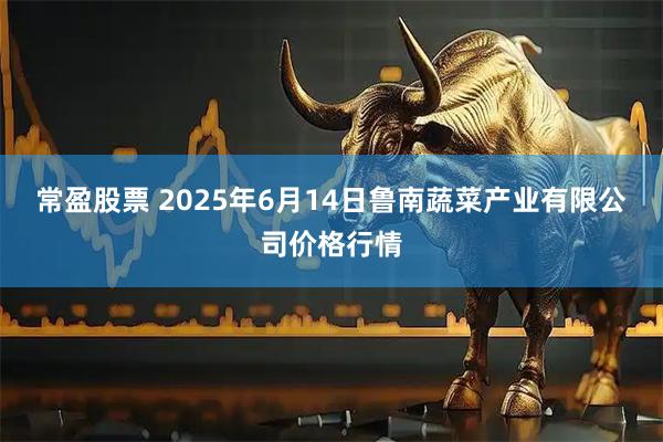 常盈股票 2025年6月14日鲁南蔬菜产业有限公司价格行情