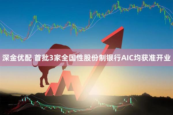 深金优配 首批3家全国性股份制银行AIC均获准开业